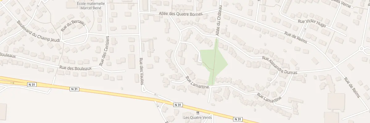 Plan du 23 Rue Lamartine à Muizon