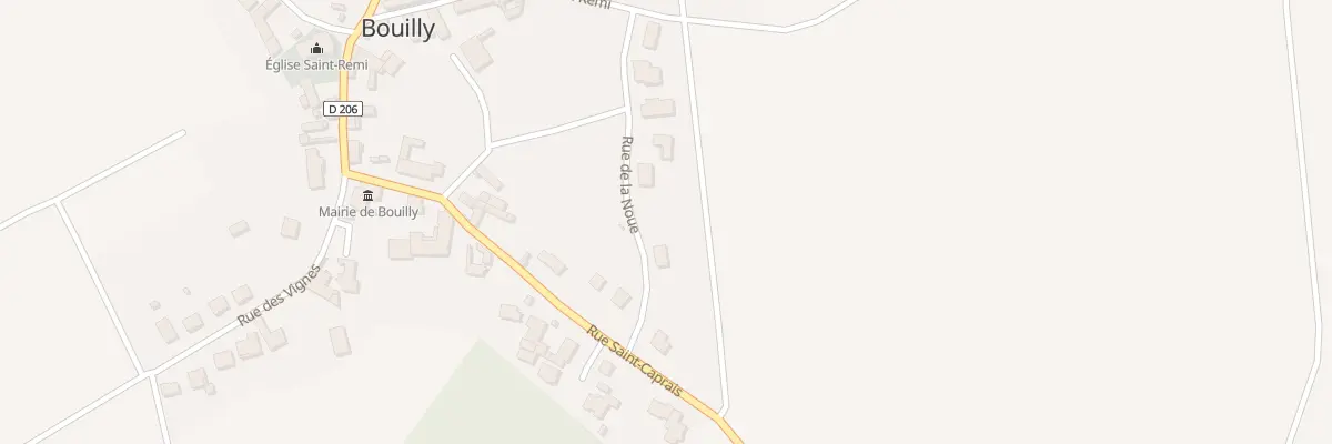 Plan du 8 Rue de la Noue à Bouilly