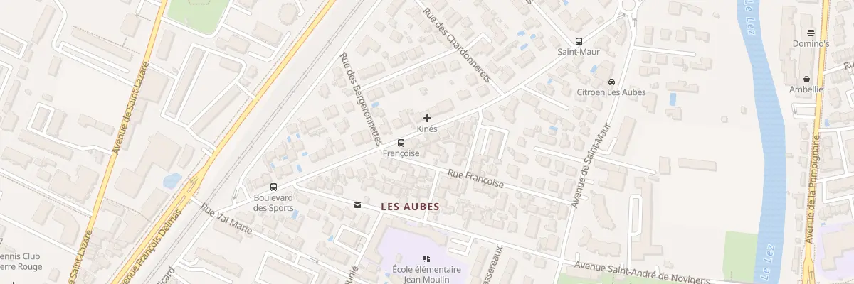 Plan du 30 Av Saint Maurice de Sauret à Montpellier