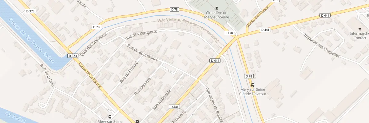 Plan du 2 Rue de Bourdeaux à Méry-sur-Seine