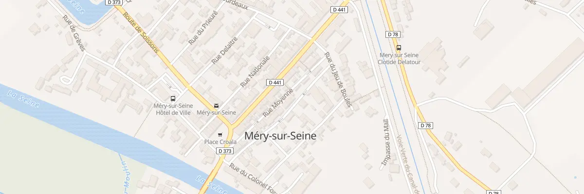 Plan du 17 Rue Chevalot à Méry-sur-Seine