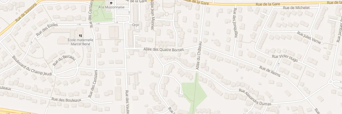 Plan du 3 Rue Alexandre Dumas à Muizon