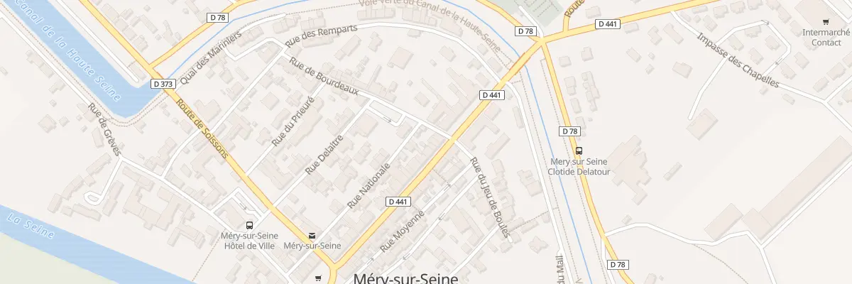 Plan du 43 Rue du Professeur Pinard à Méry-sur-Seine
