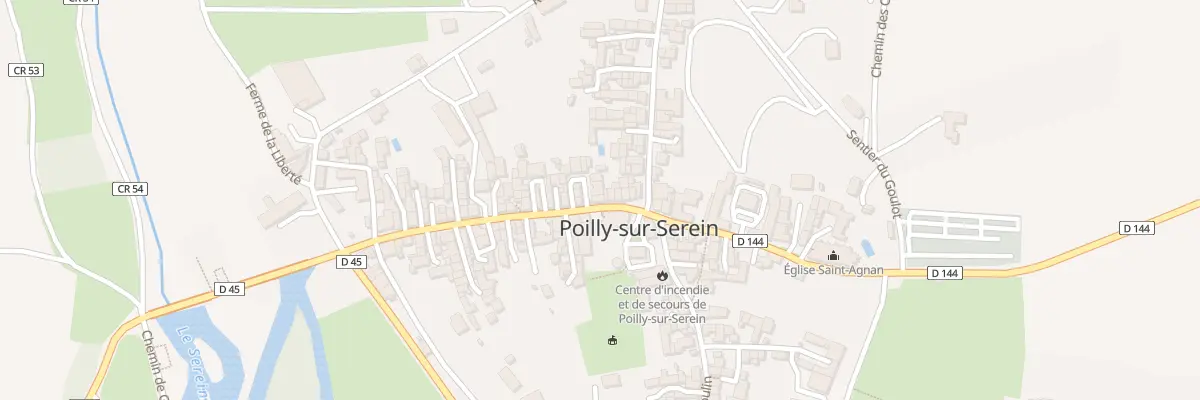 Plan du 53 Rue d’En Bas à Poilly-sur-Serein