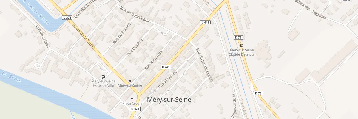 Plan du 40 Rue du Professeur Pinard à Méry-sur-Seine