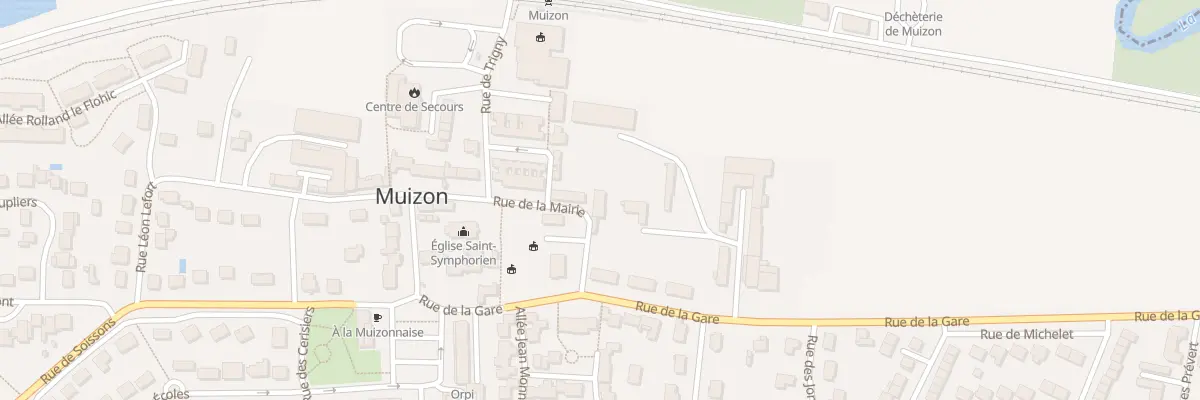 Plan du 11 Rue de la Mairie à Muizon