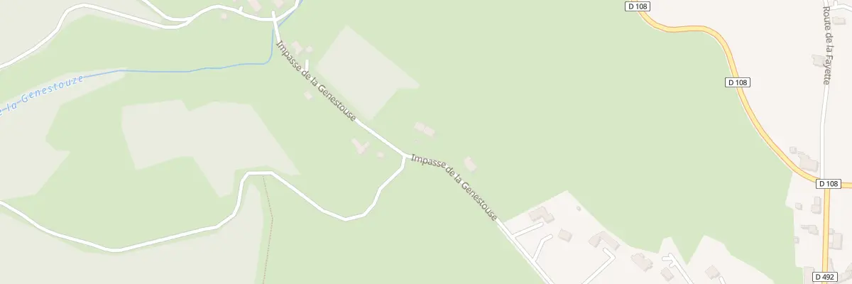 Plan du 590 Che de la Genestouse à Lespéron