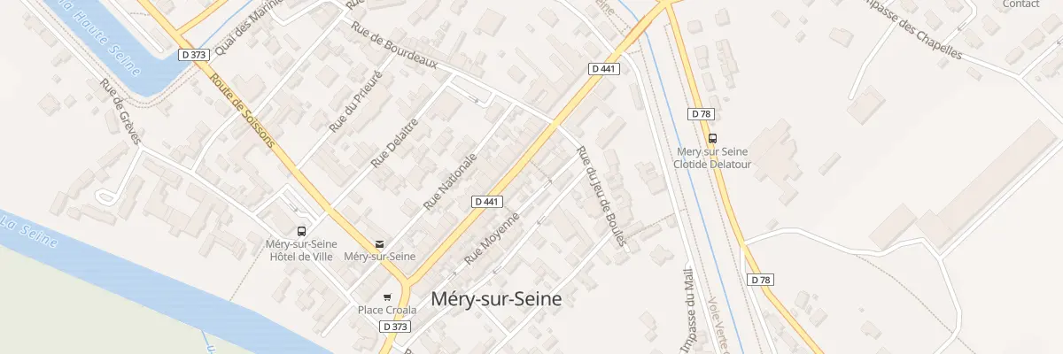 Plan du 40B Rue du Professeur Pinard à Méry-sur-Seine