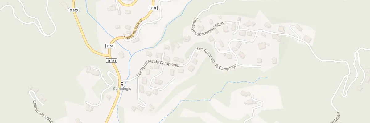 Plan du 1039 Generi à Saint-Jean-du-Gard