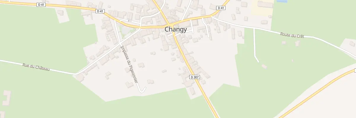 Plan du 75 Rue de la Cote Roannaise à Changy