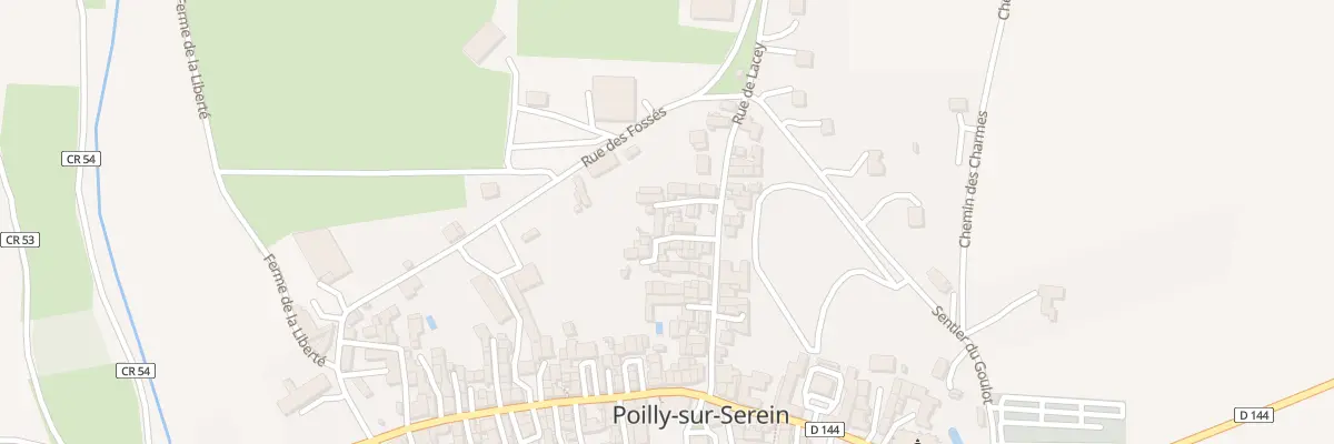 Plan du 37 Rue de Lacey à Poilly-sur-Serein