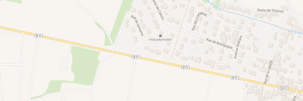 Plan du 9 Rue de Sancerre à Vinay