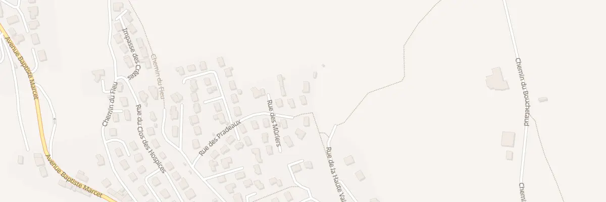 Plan du 3 Rue des Chibottes au Puy-en-Velay