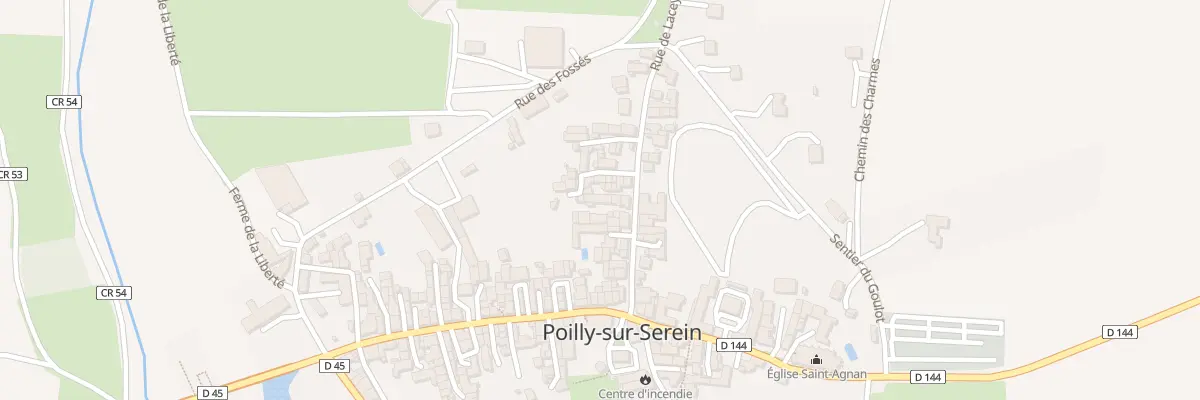 Plan du 19 Rue de Lacey à Poilly-sur-Serein