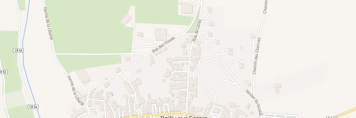 Plan du 43 Rue de Lacey à Poilly-sur-Serein