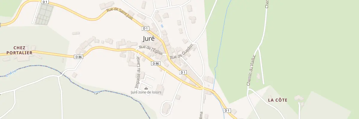 Plan du 75 Rue de la Bascule à Juré