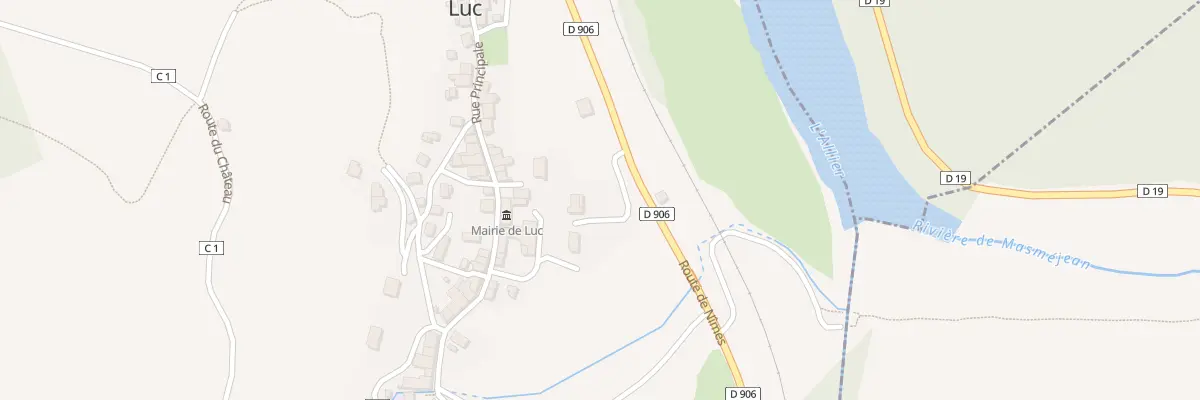 Plan du 5308 La Parro à Luc