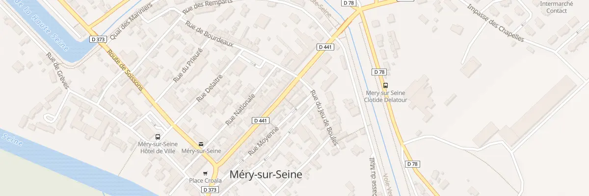 Plan du 44 Rue du Professeur Pinard à Méry-sur-Seine