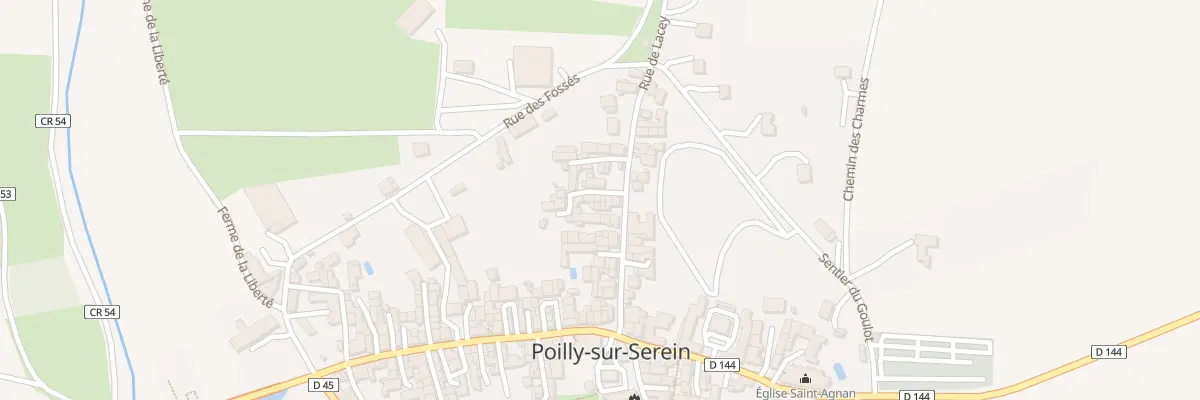Plan du 31 Rue de Lacey à Poilly-sur-Serein