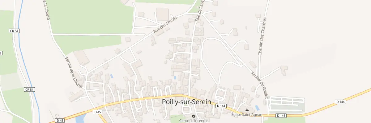 Plan du 21 Rue de Lacey à Poilly-sur-Serein
