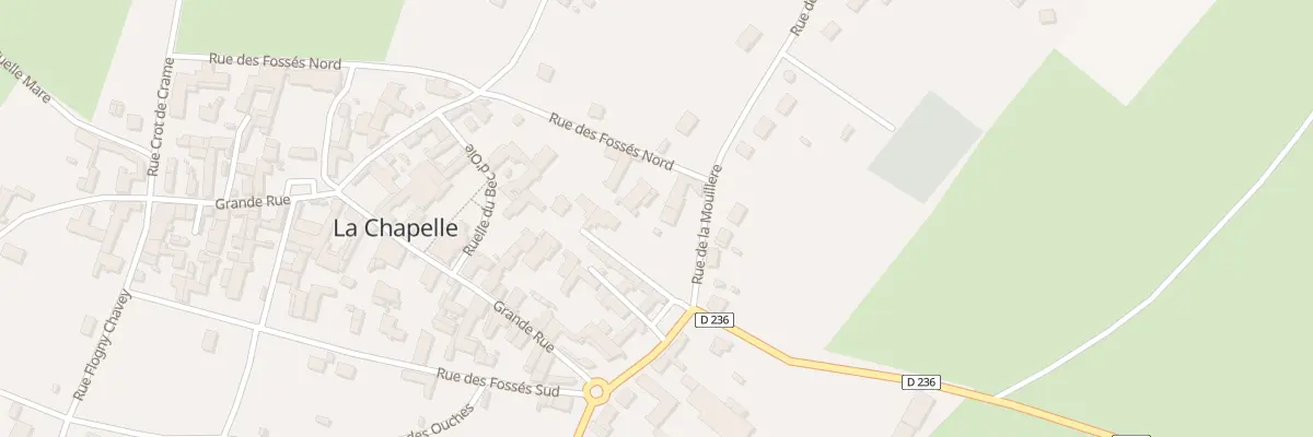 Plan du 3 Rue de la Mouillére à Flogny-la-Chapelle