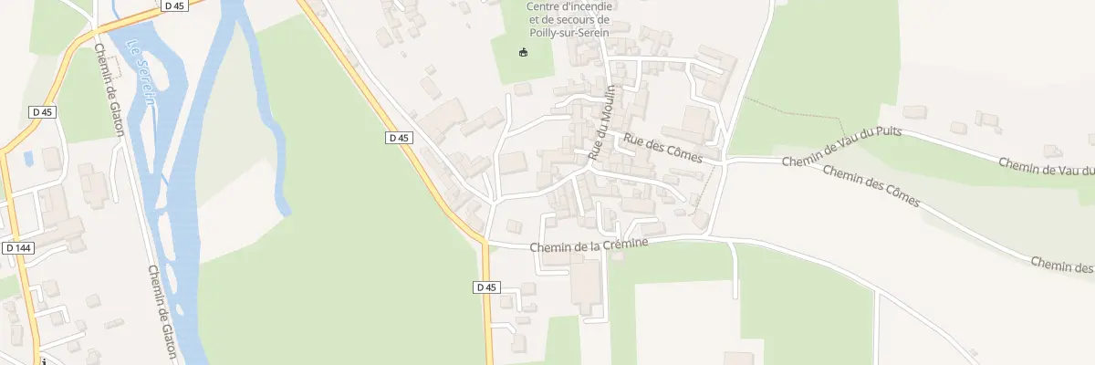 Plan du 36 Rue du Moulin à Poilly-sur-Serein