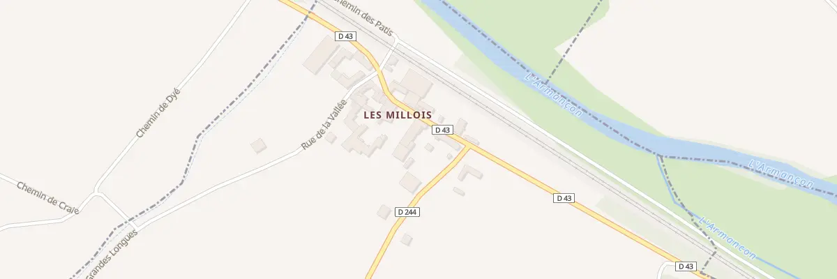 Plan du 8 Rue Saint Eustache à Bernouil