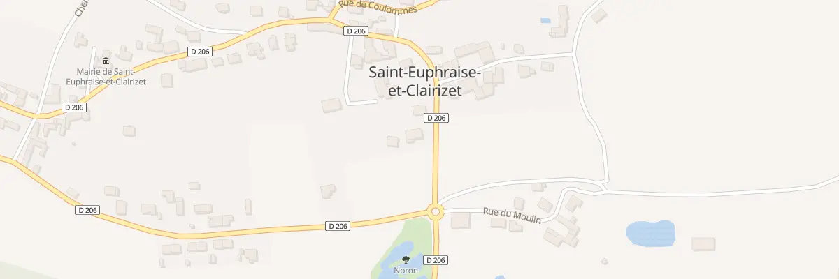 Plan du 7 Rue de Clairizet à Saint-Euphraise-et-Clairizet