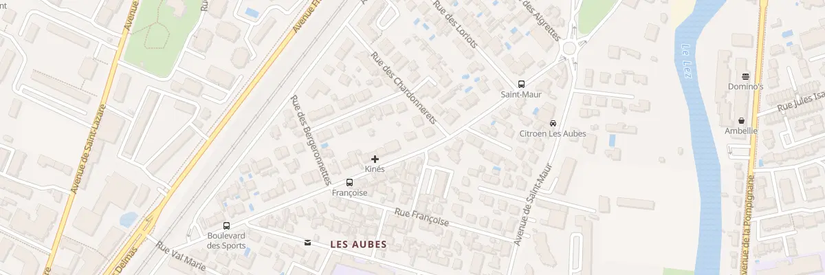 Plan du 41 Av Saint Maurice de Sauret à Montpellier