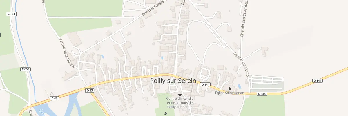 Plan du 5 Rue de Lacey à Poilly-sur-Serein