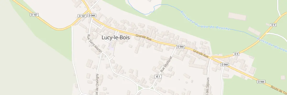 Plan du 37 Gr Grande Rue à Lucy-le-Bois