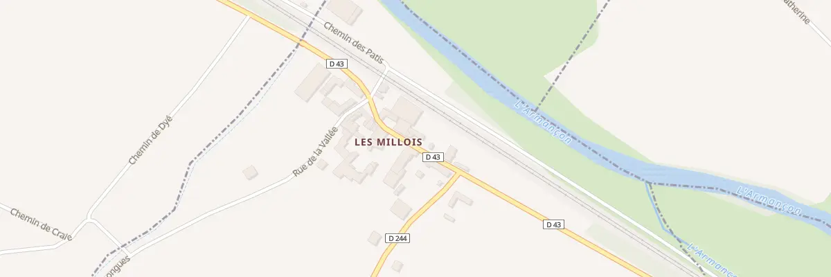 Plan du 1 Rue Saint Eustache à Bernouil