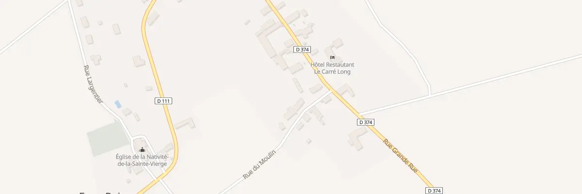 Plan du 4 Rue Du Moulin à Eaux-Puiseaux