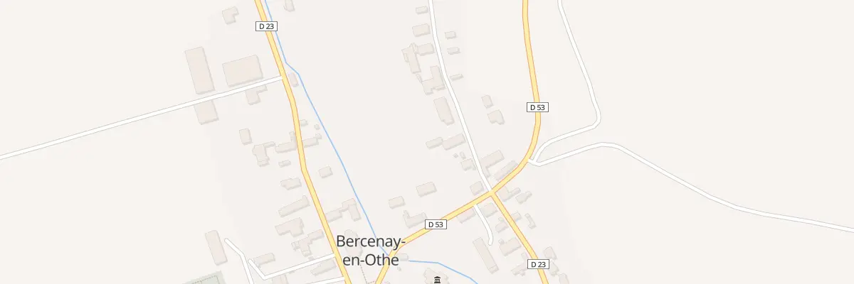 Plan du 7 Rue de Saint-phal à Bercenay-en-Othe