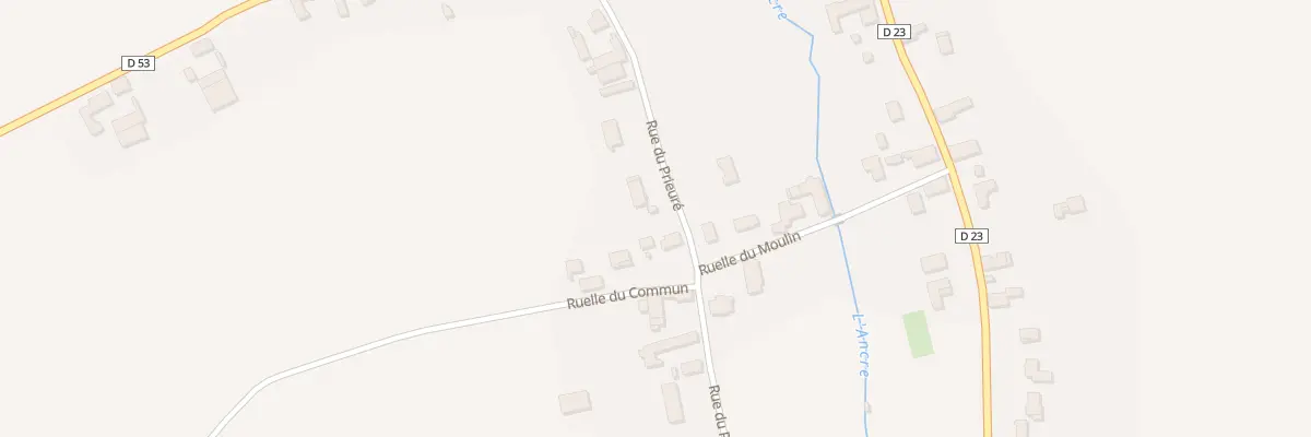 Plan du 24 Rue du Prieuré à Bercenay-en-Othe