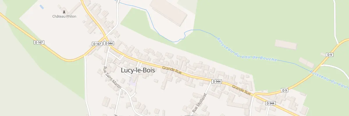 Plan du 48 Gr Grande Rue à Lucy-le-Bois