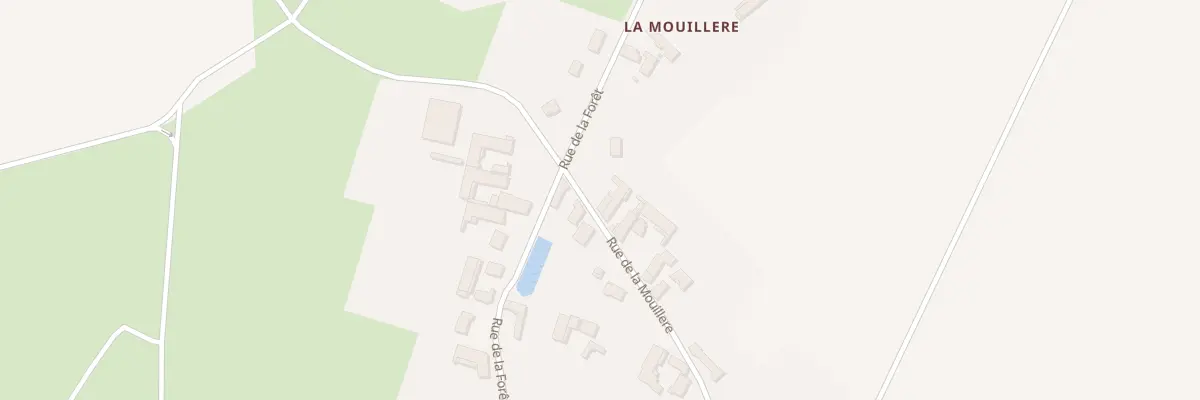 Plan du 32 Rue de la Mouillére à Flogny-la-Chapelle