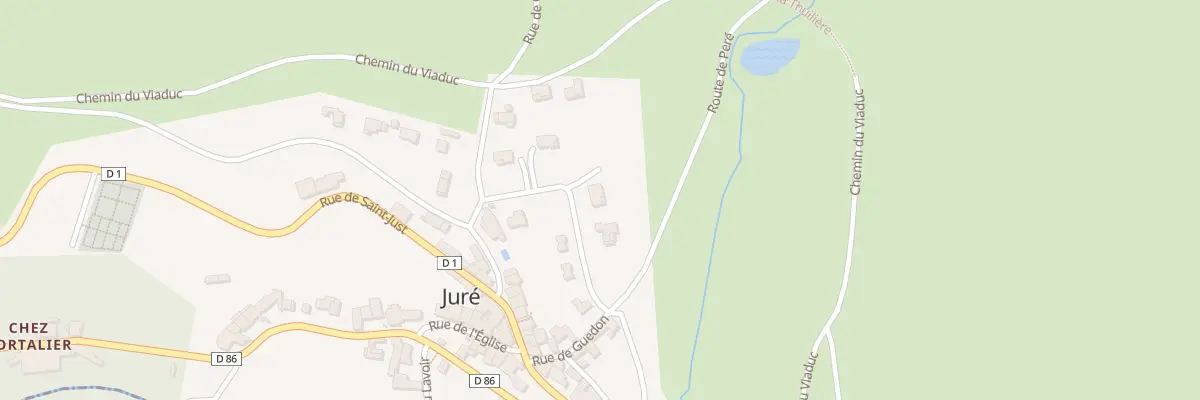 Plan du 5213 La Thuiliere à Juré