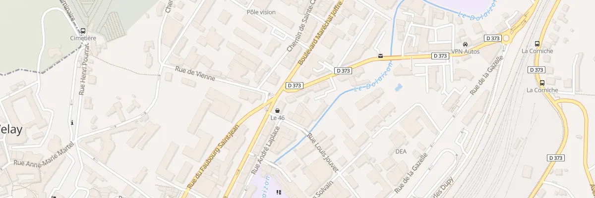 Plan du 4 Av des Belges au Puy-en-Velay