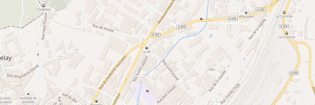 Plan du 5 Rue Louis Jouvet au Puy-en-Velay