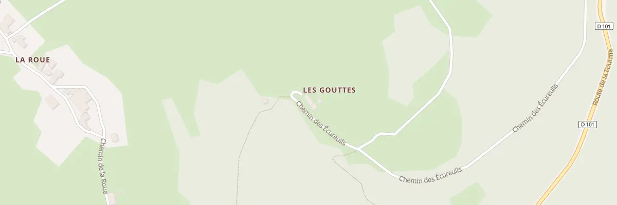 Plan du 5182A Les Gouttes à Sauvain