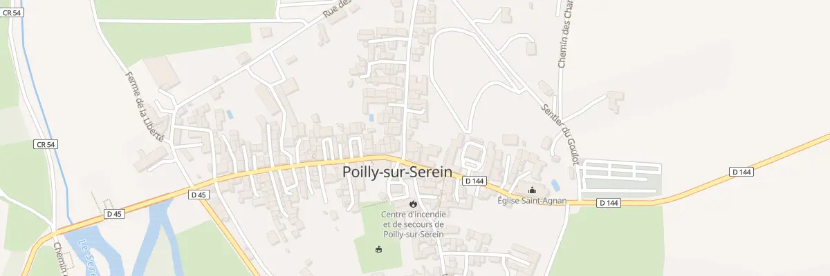 Plan du 6 Rue de Lacey à Poilly-sur-Serein