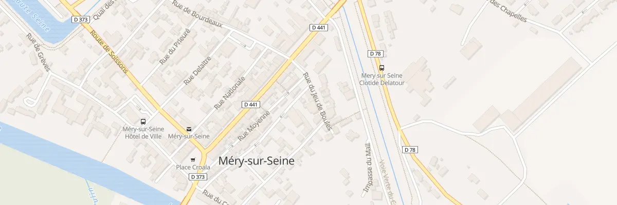 Plan du 8 Rue du Jeu de Boules à Méry-sur-Seine