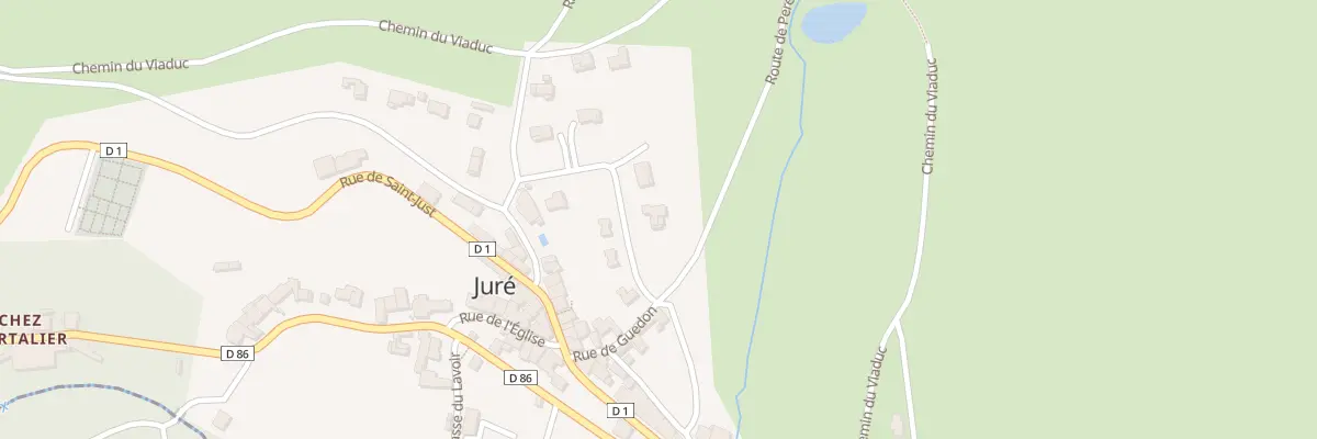 Plan du 50 Rue des Aussades à Juré