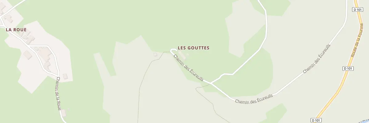 Plan du 800 Che des Écureuils à Sauvain