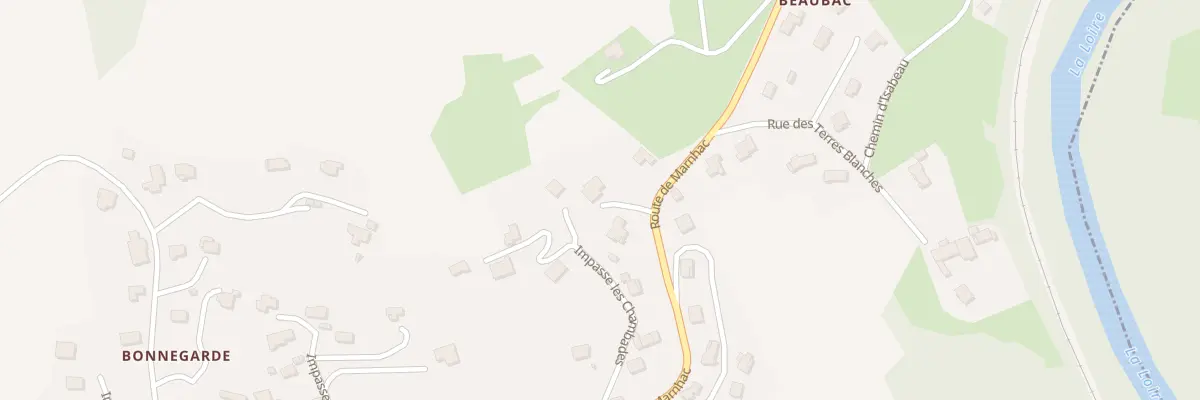 Plan du 7 Rte de Marnhac à Polignac