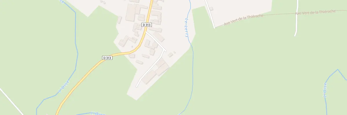 Plan du 1 Av de la Gare à Sorbais