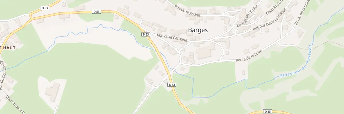 Plan du 5031 Barges Bas à Barges