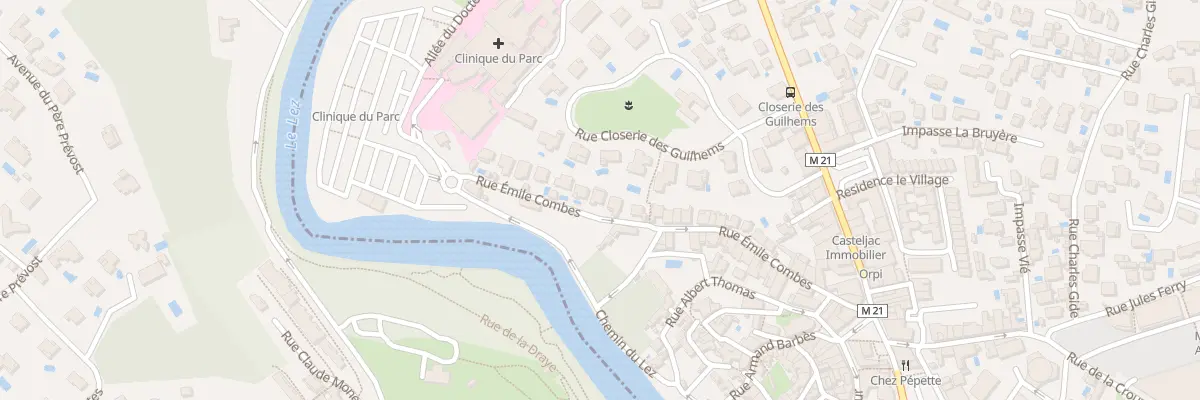 Plan du 34 Rue Emile Combes à Castelnau-le-Lez