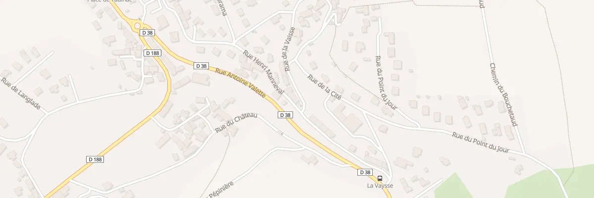 Plan du 27A Rue Henri Maneval au Puy-en-Velay